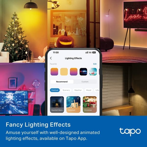 Tapo L430C smart lampa, E14, 470 lm, 2-pack