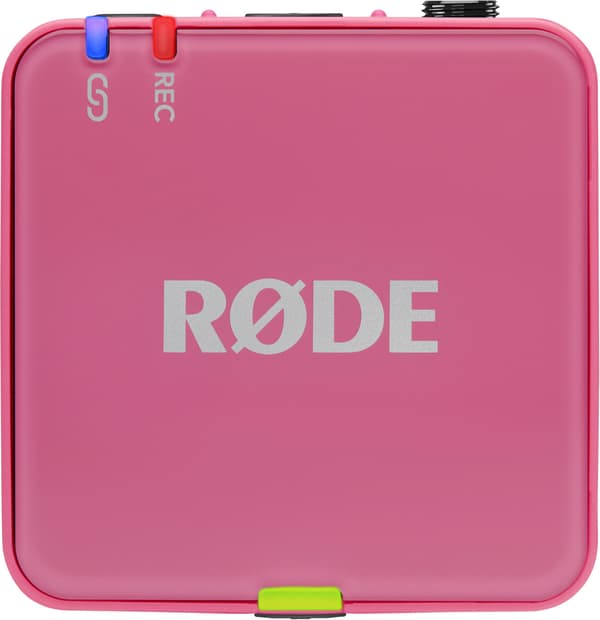 Rode Wireless GO 3 trådlöst mikrofonsystem, rosa