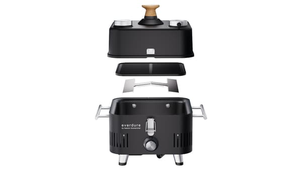 Everdure Cube Proflame 360 gasolportabelgrill, svart