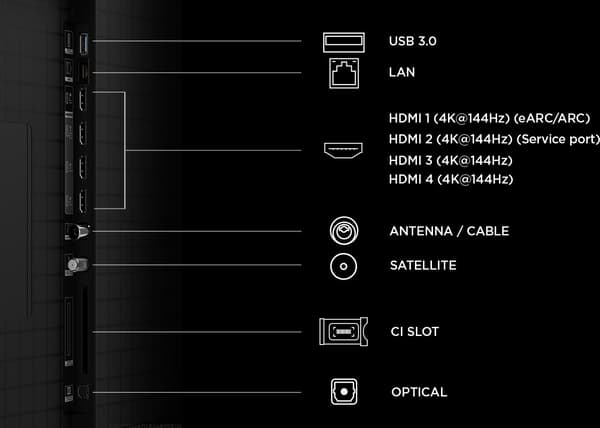 TCL 55" C8L  – 4K SQD Mini-LED Google TV