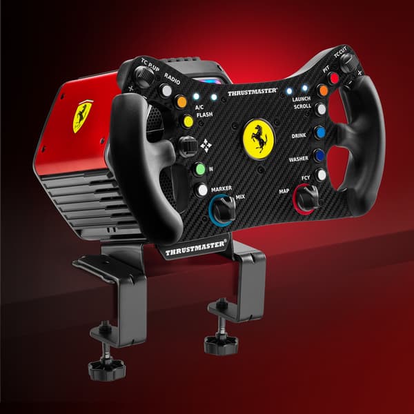 Thrustmaster T818 servo + F488 ratt + Raceline styrpaket