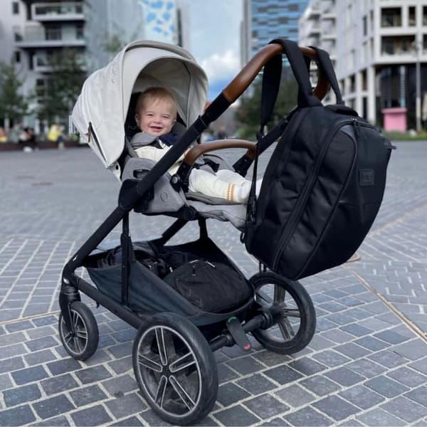 MiniMeis G5-ryggsäck, svart/grå