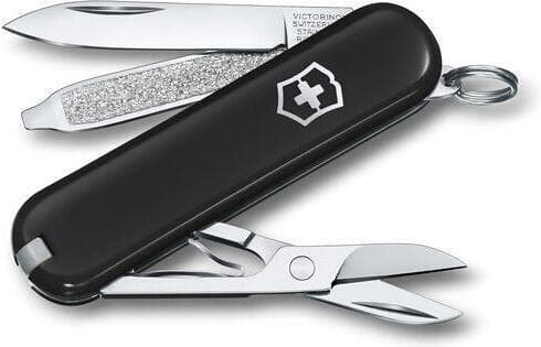 Victorinox Classic SD Dark Illusion-multiværktøj, sort