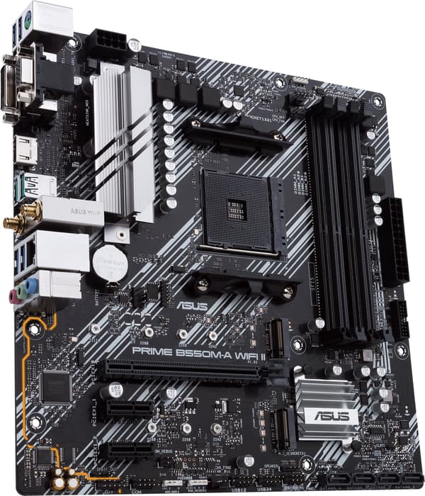 Asus PRIME B550M-A WIFI II AM4 microATX-moderkort