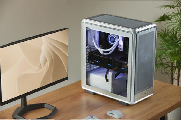 Cooler Master MasterFrame 500 Mesh, ATX-chassi, silver