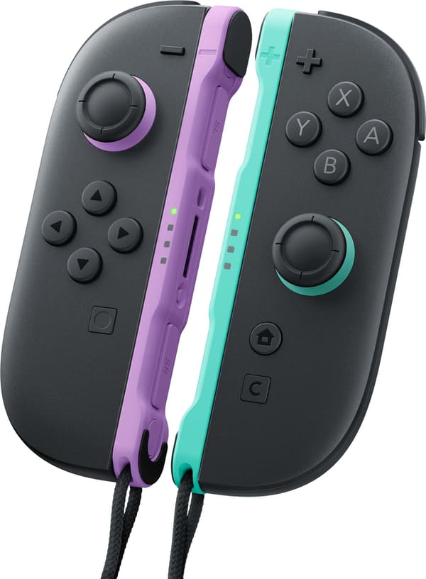 Nintendo Joy-Con 2 Par spelkontrollpar, lila och ljusgrön, Switch 2
