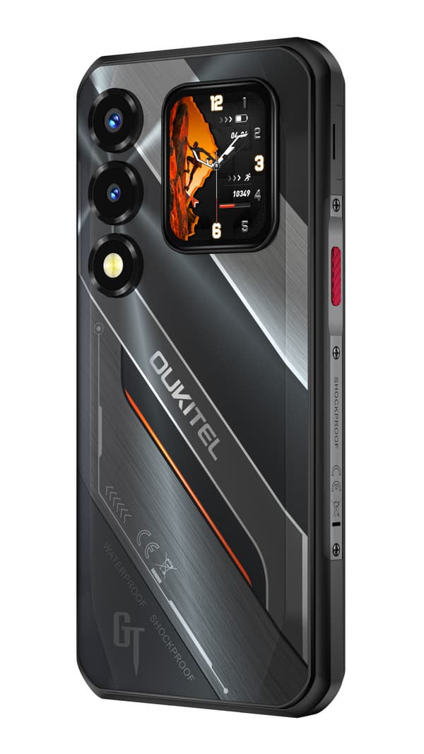 Oukitel WP66 smartphone, 12 + 512 GB, svart
