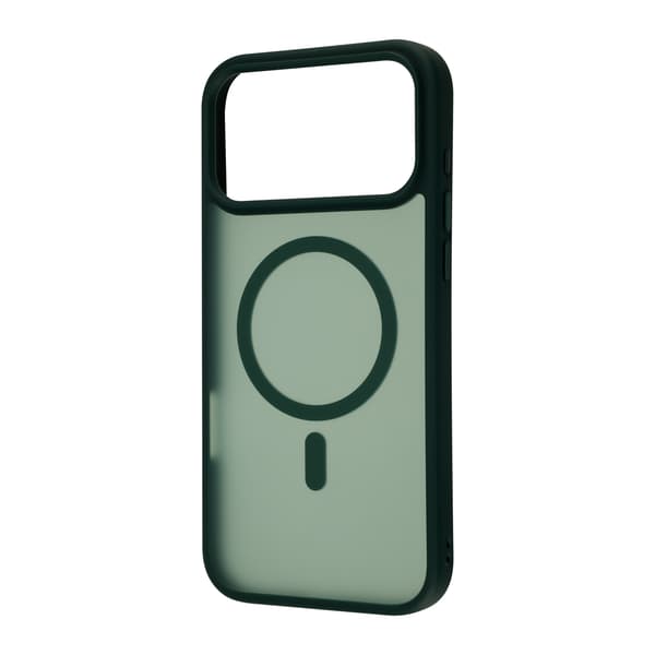 FoneKit MagSafe-kompatibelt Soft Touch skyddsfodral, iPhone 17 Pro Max, mörkgrön