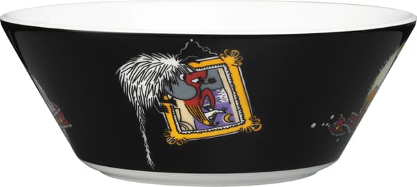 Arabia Mumin Förfader -skål, 15 cm, svart
