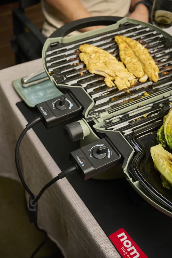NomadiQ elektrisk bärbar grill, grön