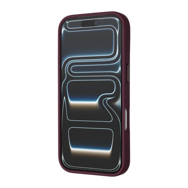 FoneKit MagSafe Soft Touch skyddsfodral, iPhone 18 Pro Max / 17 Pro Max, vinröd