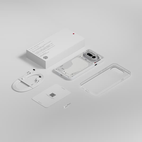 Nothing Phone (4a) 5G telefon, 256/12 GB, vit
