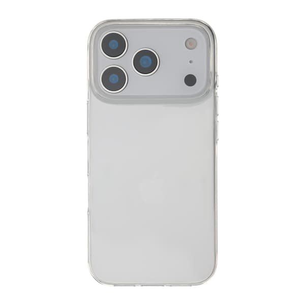 FoneKit silikonetui, iPhone 17 Pro, genomskinlig