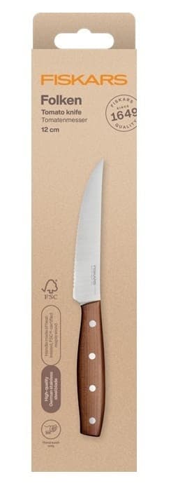 Fiskars Folken Tomatkniv, 12 cm