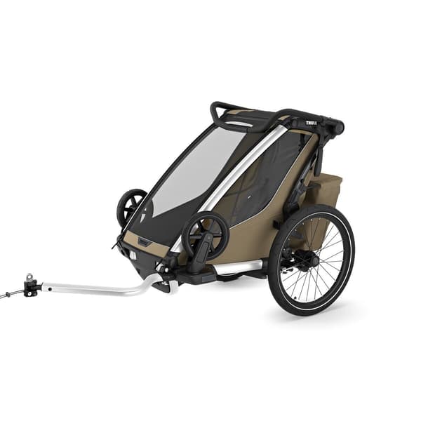 Thule Chariot Cross 2 Single cykelvagn, khaki