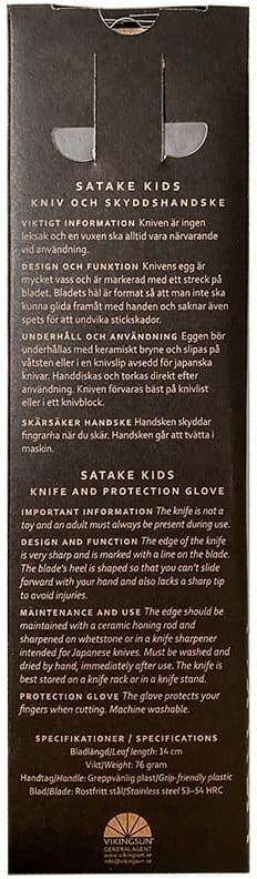Satake Kids kniv och klippningshandske