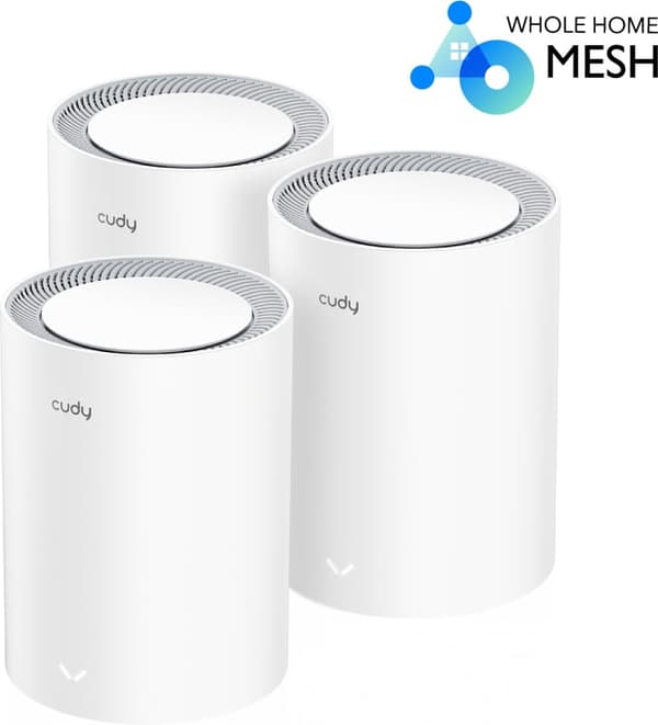 Cudy M3000 WiFi 6 -Mesh-system, 3-pack