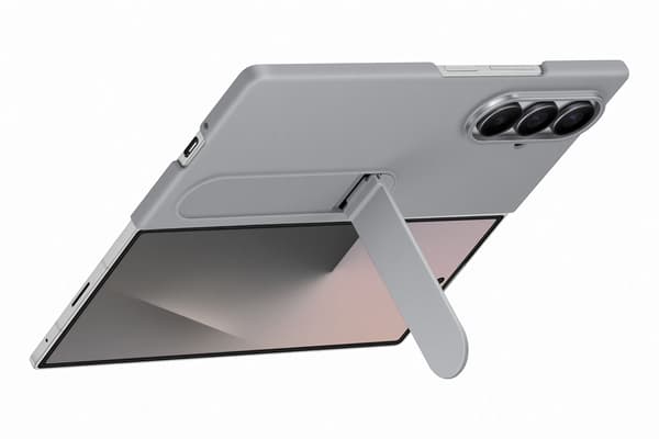 Samsung Z Fold7 Silikonfodral skyddsfodral, grå