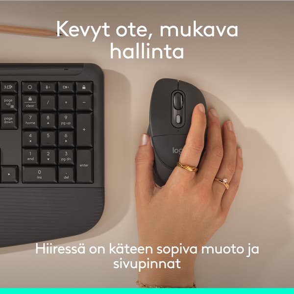 Logitech Signature Comfort Plus M850 L mus, svart