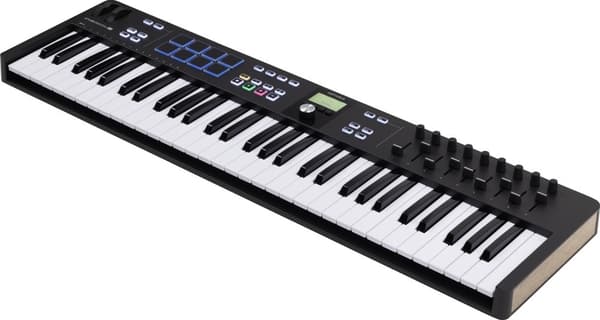 Arturia Keylab Essential 61 Mk3 MIDI-kontroller, svart