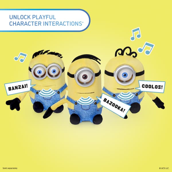 Minions Henry Puppetronic interaktiv mjukisdjur, 25 cm
