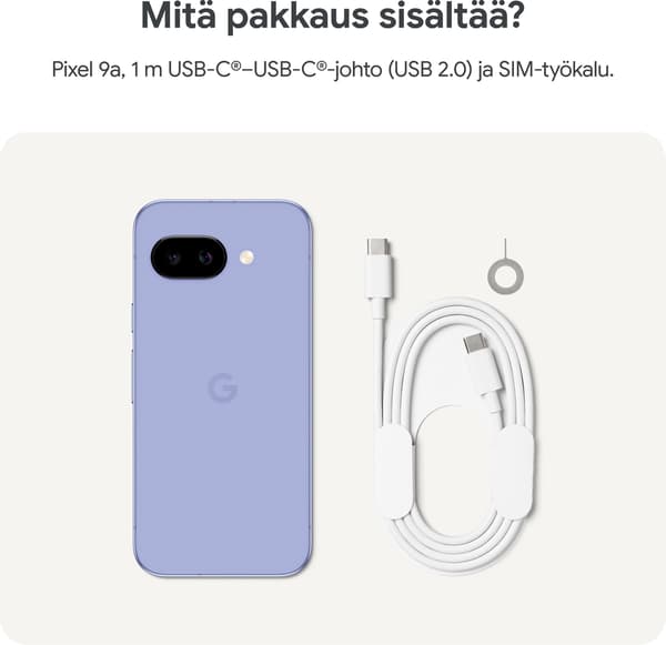 Google Pixel 9a telefon, 128/8 GB, Iris