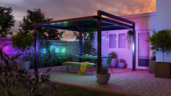 Nanoleaf Essentials Matter Utomhus Förlängningssats för Ljusslinga 15m