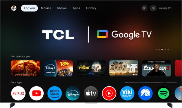 TCL 98" C8L – 4K SQD Mini-LED Google TV
