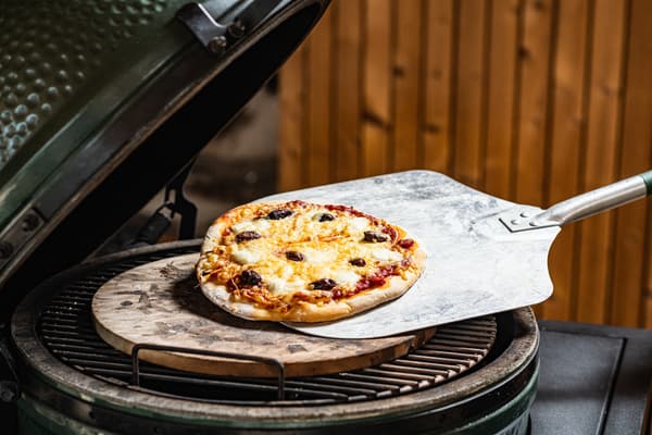 Big Green Egg - platt pizzasten, 36 cm, stor