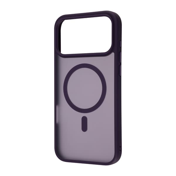 FoneKit MagSafe-kompatibelt Soft Touch skyddsfodral, iPhone 17 Pro Max, lila