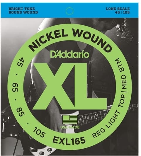 D'Addario EXL165 045 - 105 strängset för elbas