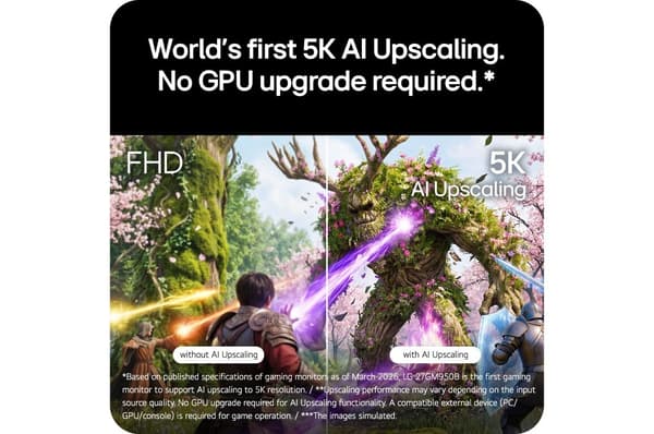 LG UltraGear evo AI GM9 27" Hyper Mini LED 5K-skärm