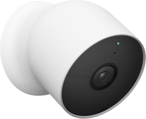 Google Nest Cam -övervakningskamera för utomhus- och inomhusbruk