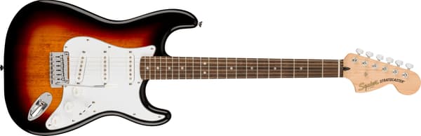 Squier Affinity Stratocaster -elgitarr, 3-Color Sunburst