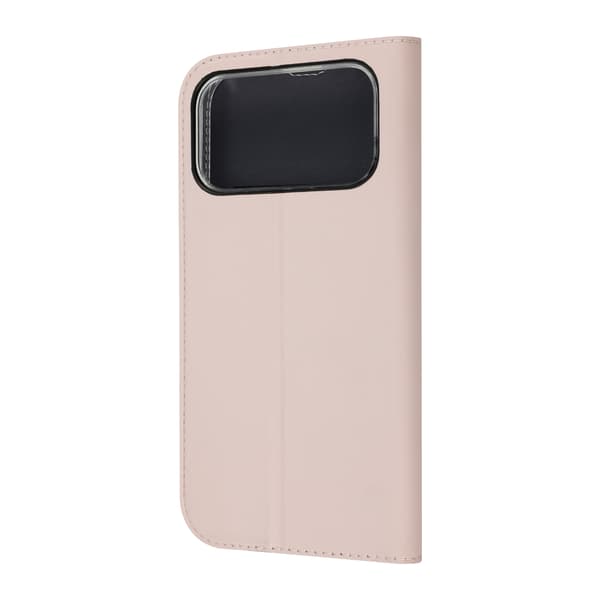 FoneKit BookCase skyddsfodral, iPhone 17 Pro Max, ljusrosa