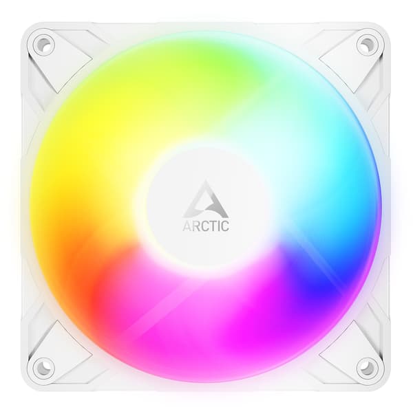 Arctic Cooling P12 Pro Reverse A-RGB datorfläkt, 12 cm, vit