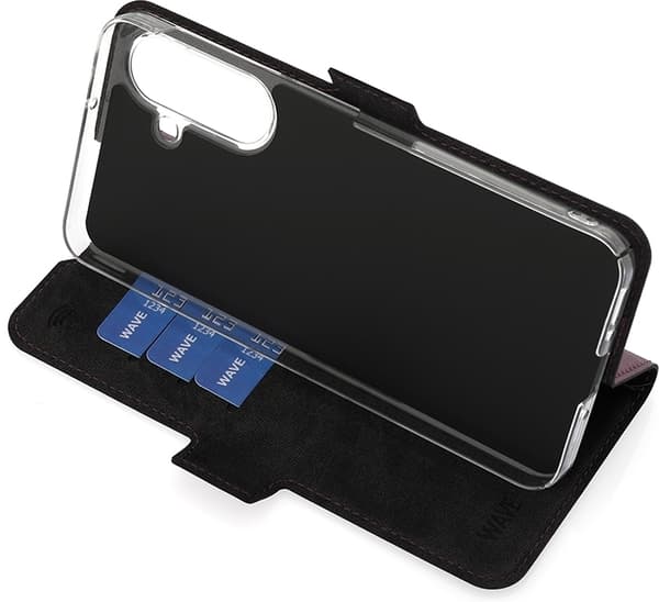 Wave Book Case, Samsung Galaxy A26 5G, Smoky Sangria