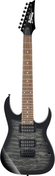 Ibanez GRG7221QA-TKS -7-strängad elgitarr, Transparent svart sunburst