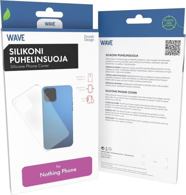 Wave silikonskydd, Nothing Phone (3a), klar