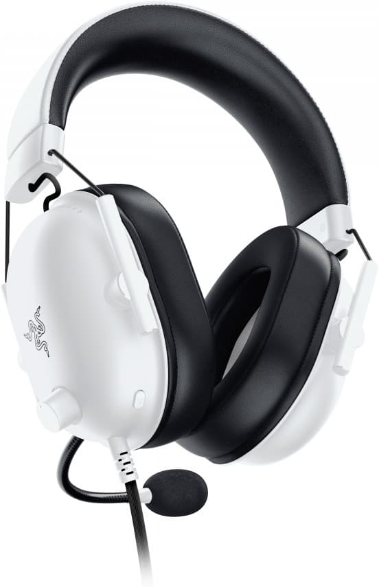 Razer Blackshark V2 X -spelhörlurar, vit