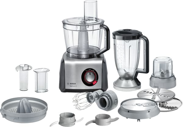 Bosch MC812M844 matberedare, svart/borstat stål
