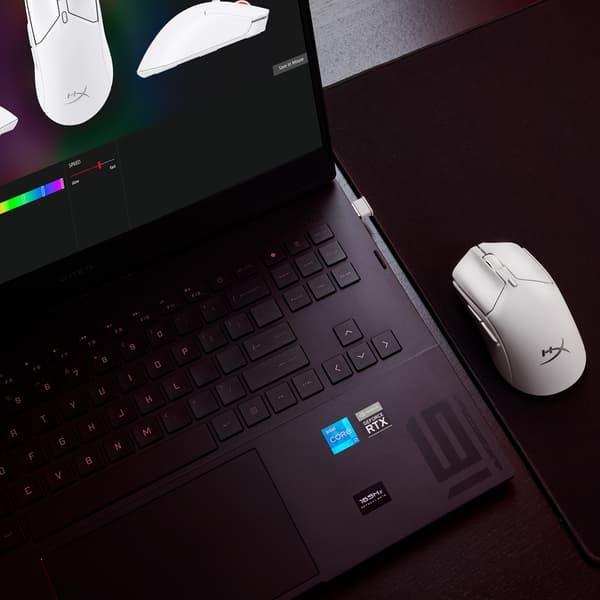 HyperX Pulsefire Haste 2 Mini Trådlös Gamingmus, vit