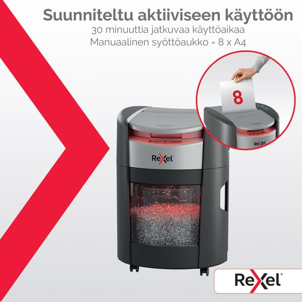 Rexel ShredMax 150X automatisk dokumentförstörare, P4