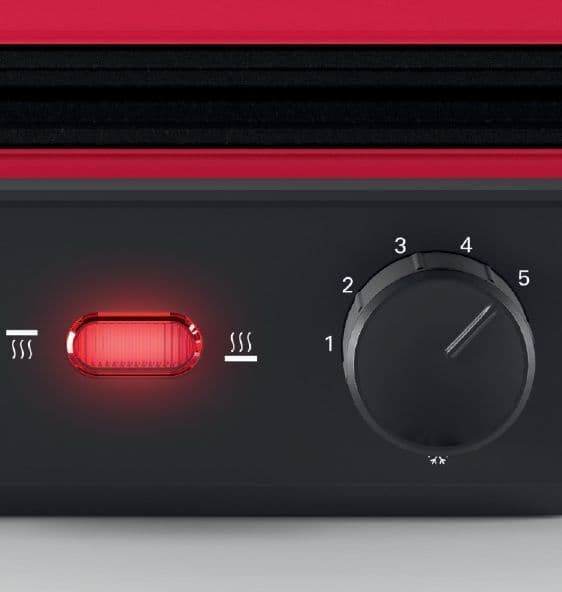 Bosch TCG4104 smörgåsgrill, röd