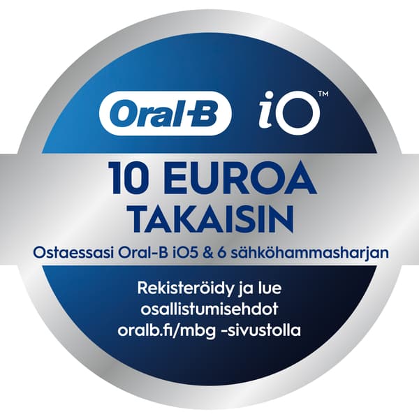 Oral-B iO5 eltandborste, vit + resefodral