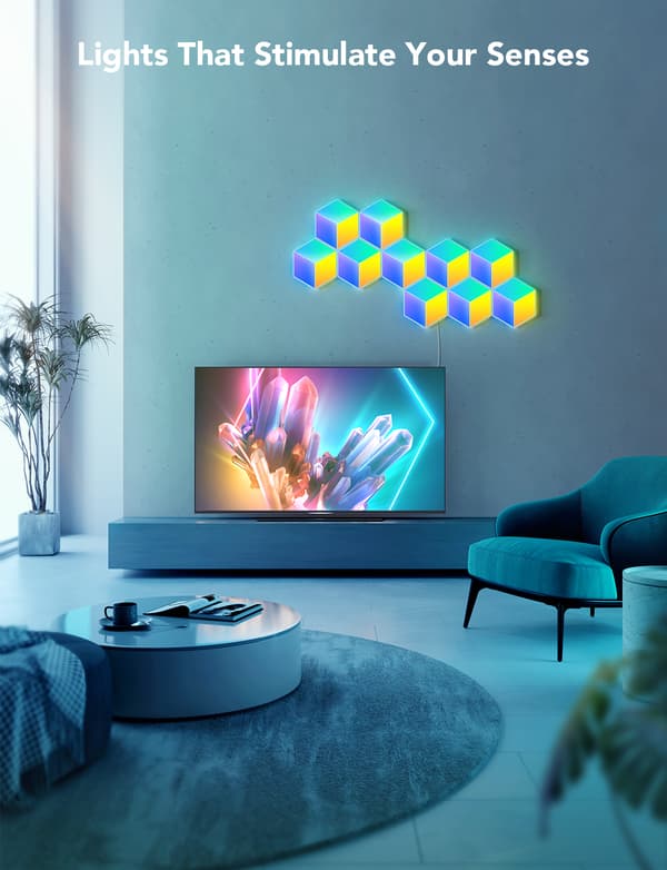 Govee Glide Hexa Pro LED-ljuspaneler, 10 paneler