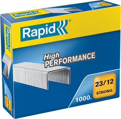 Rapid 23/12 Stark -häftklamrar, 1000 st