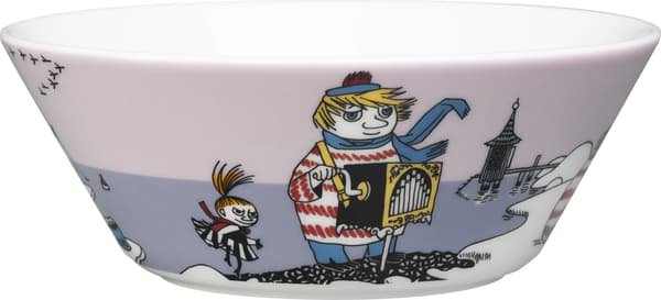 Arabia Mumin Tuutikki -skål, 15 cm, lila