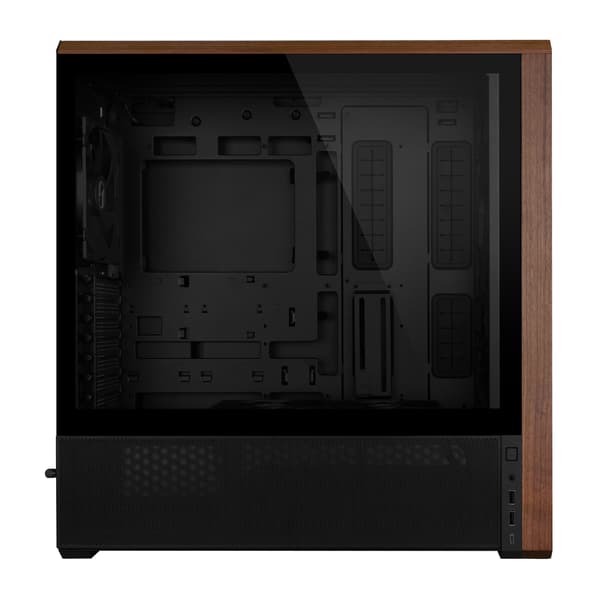 Lian Li Lancool 217 ATX-chassi, svart/valnöt