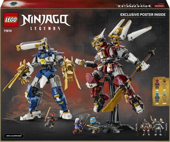 LEGO Ninjago 71870 – Dubbla titanrobotar